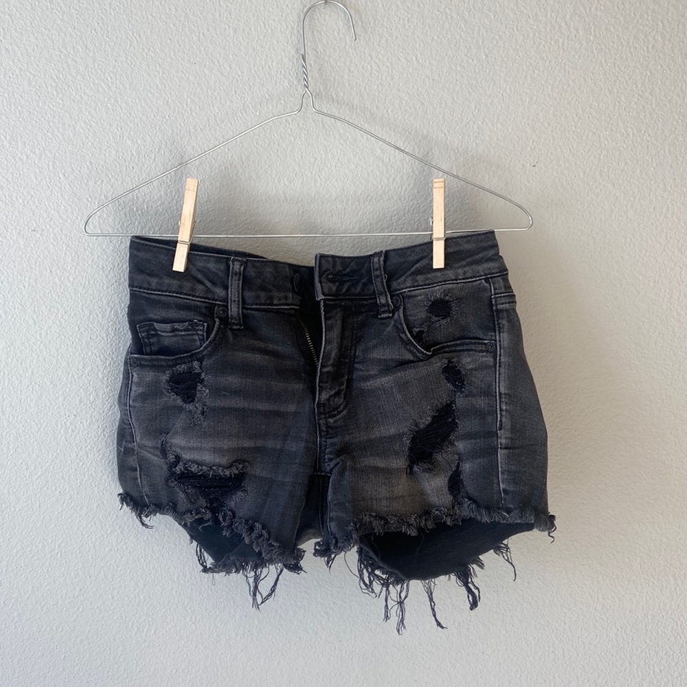 Mid rise shorts